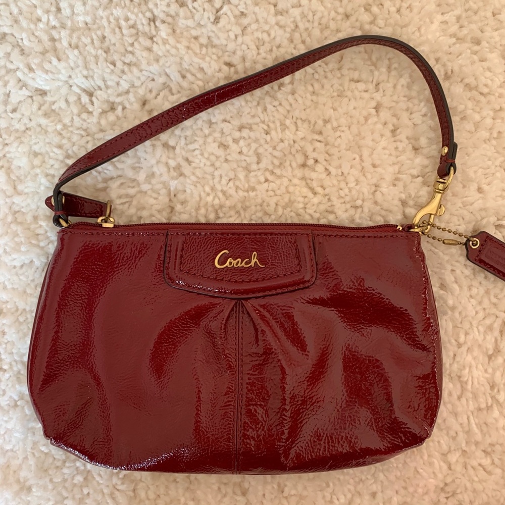 Coach Patent Leather Wristlet / Clutch